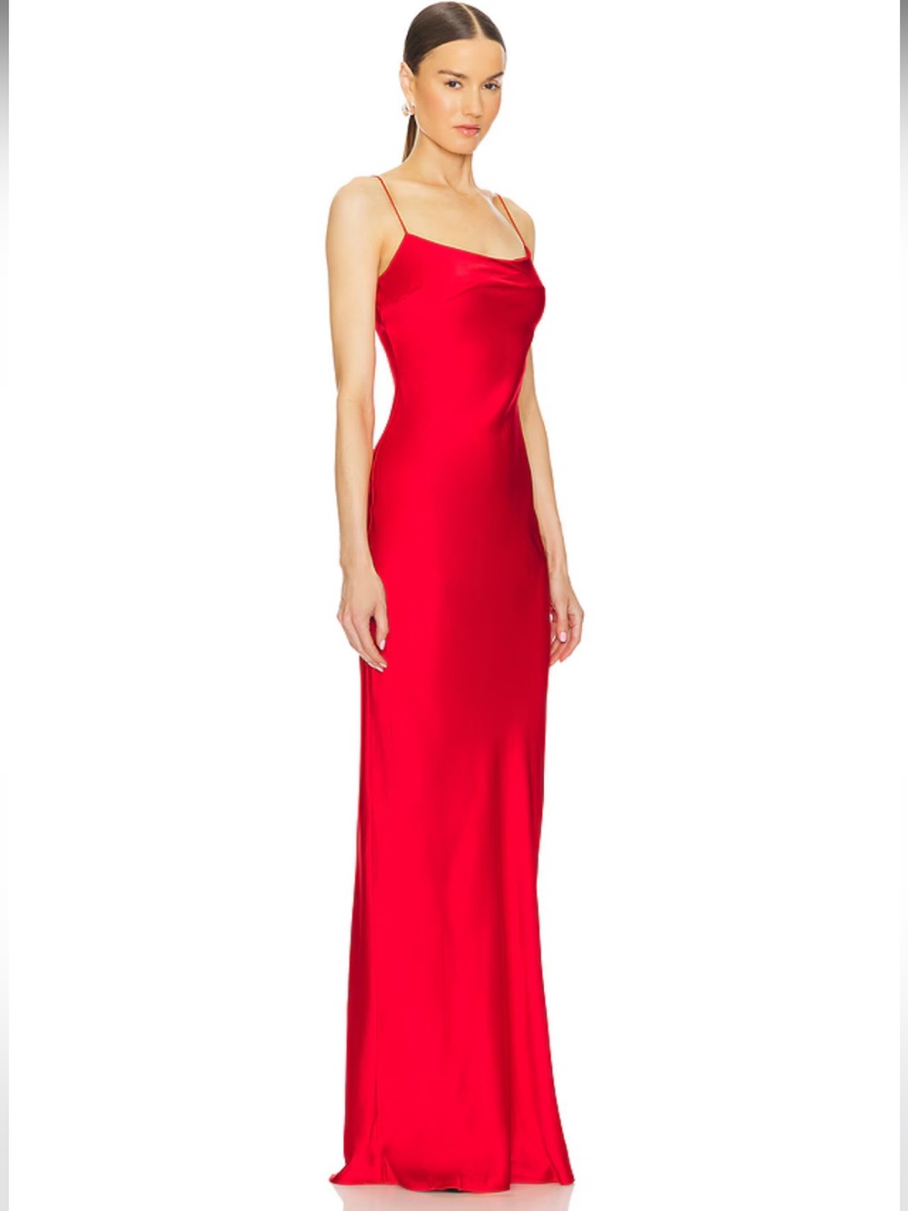 NWT! Lovers and Friends Mischa Gown in Bright Red - Picture 2 of 5